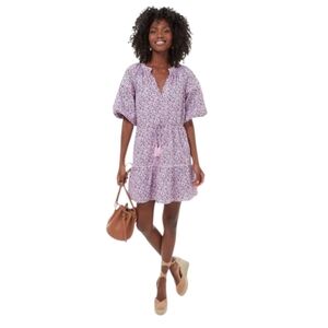 Hyacinth House Tuckernuck Floral Dress In Purple L